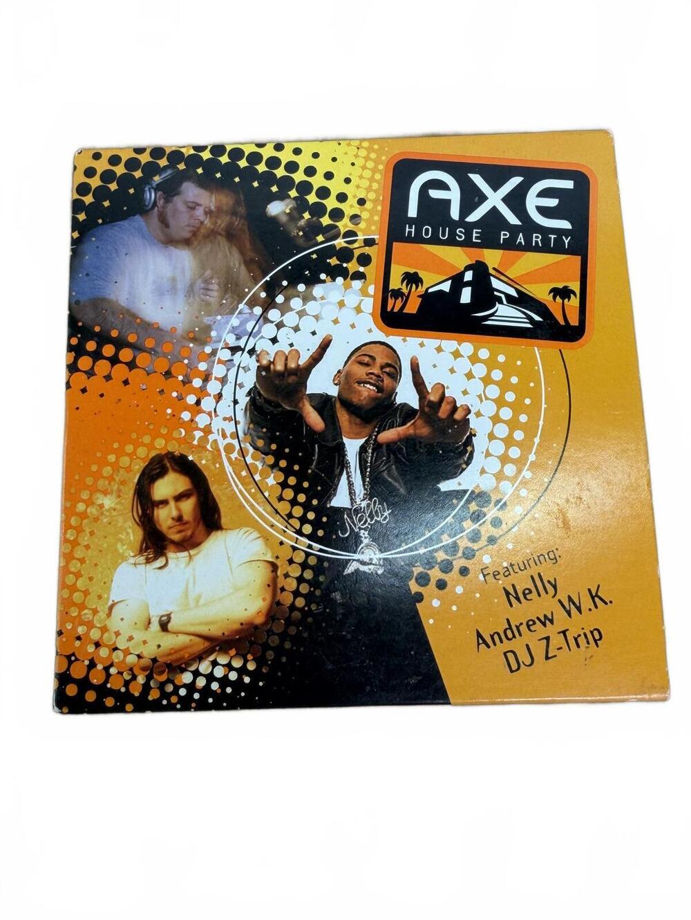 Y2K House Party Promo CD Nelly Andrew W.K. DJ Z-Trip Pop Culture AXE